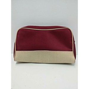 Lancome Red & Tan Cosmetic‎ Bag - Makeup Bag